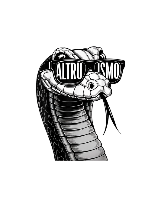 Altruismo Cool Cobra with sunglasses T-Shirt graphic