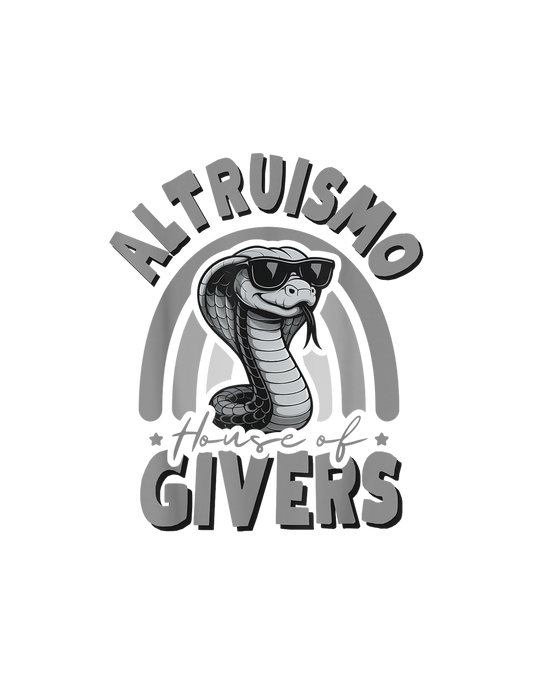 Altruismo House of Givers Rainbow Cobra T-Shirt graphic