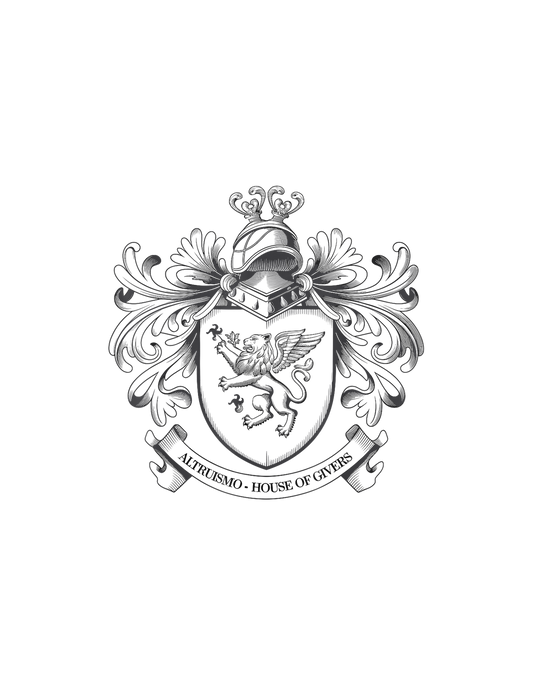 Altruismo House of Givers coat of arms crest T-Shirt graphic