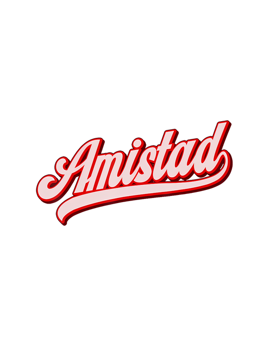 Amistad Script T-Shirt graphic