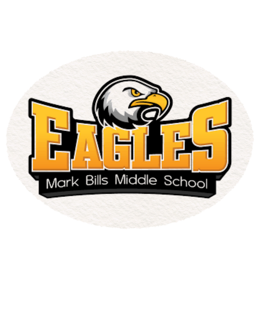 Mark Bills Middle School Eagles T-Shirt graphic