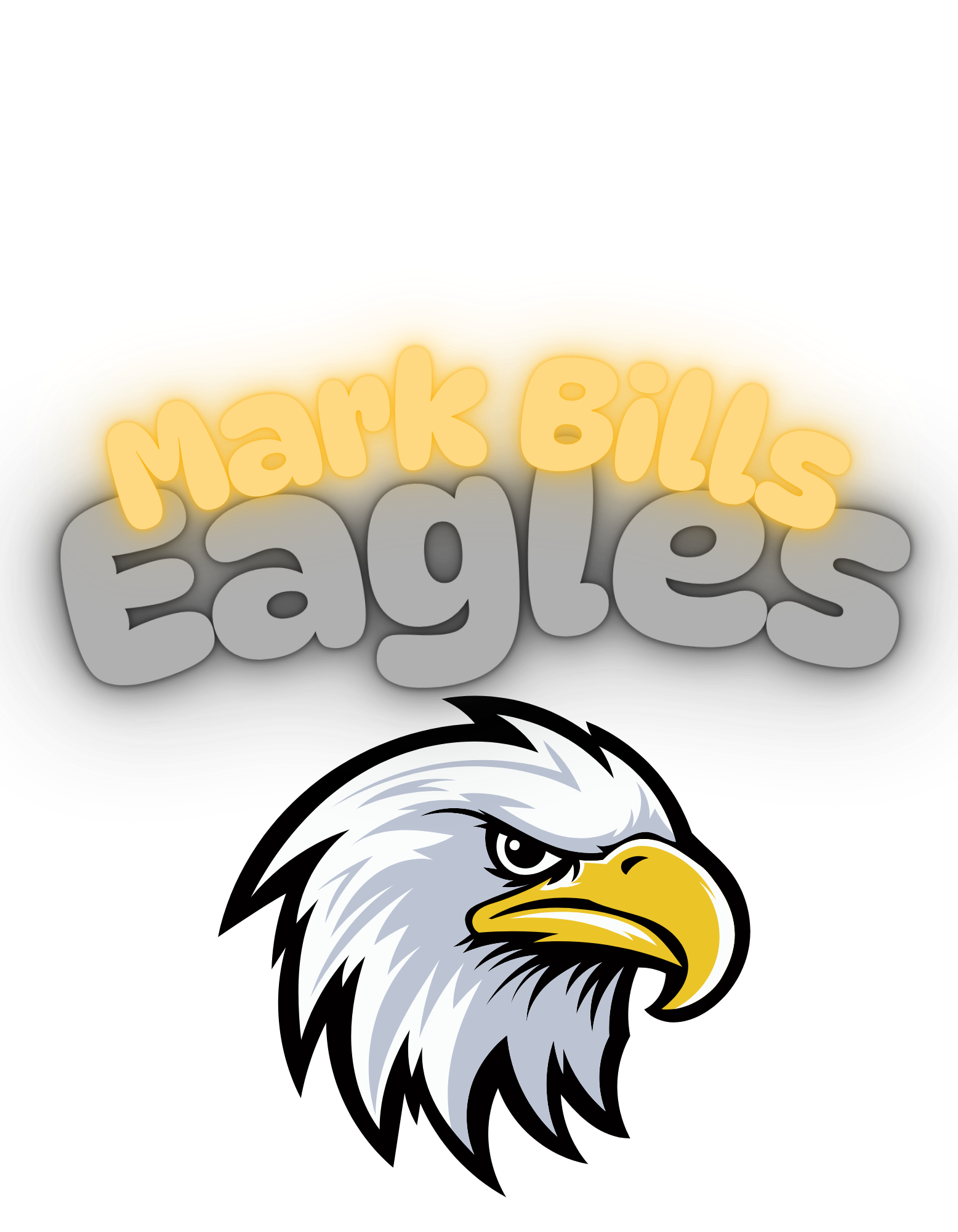 Mark Bills Eagles Glowing T-Shirt graphic