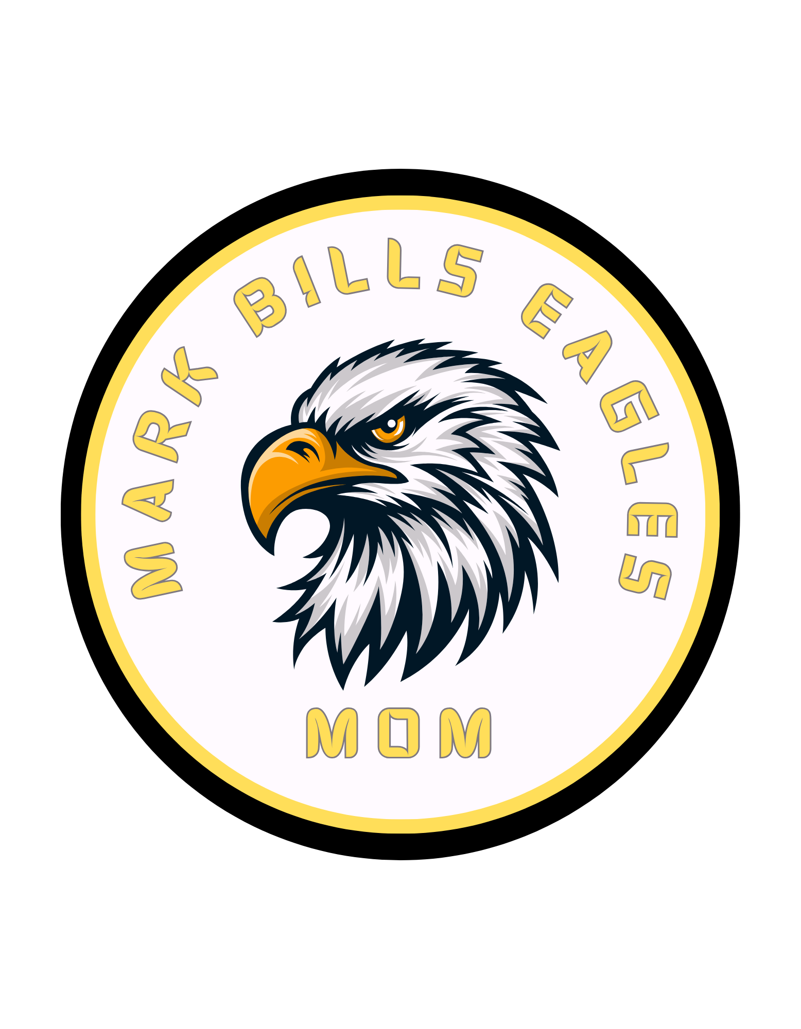 Mark Bills Eagles Mom T-Shirt graphic