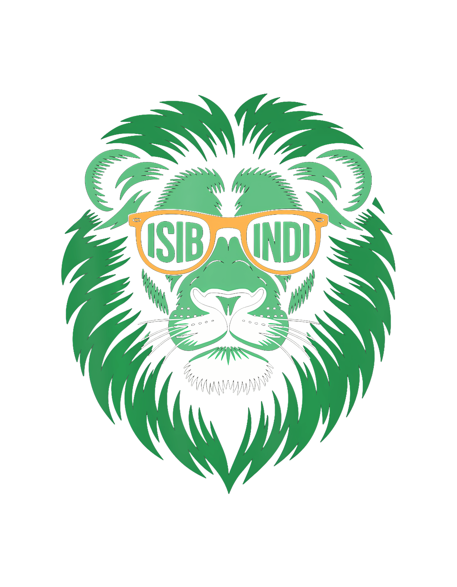 Isibindi Cool Lion with sunglasses T-Shirt graphic