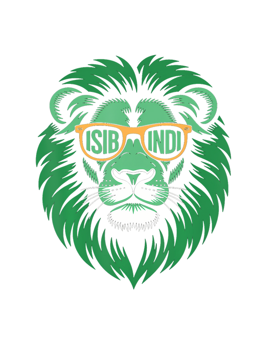 Isibindi Cool Lion with sunglasses T-Shirt graphic