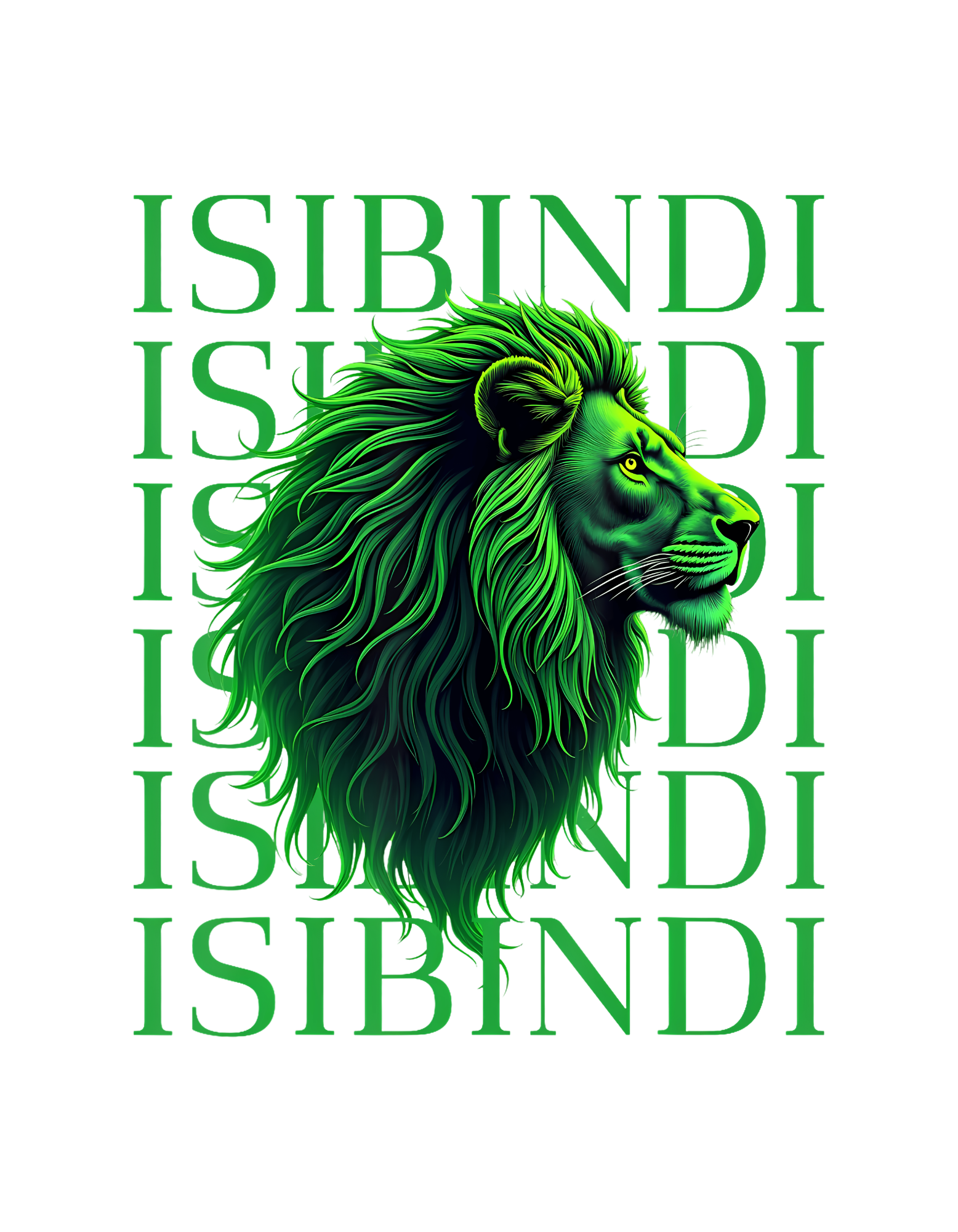 Isibindi Lion T-Shirt graphic