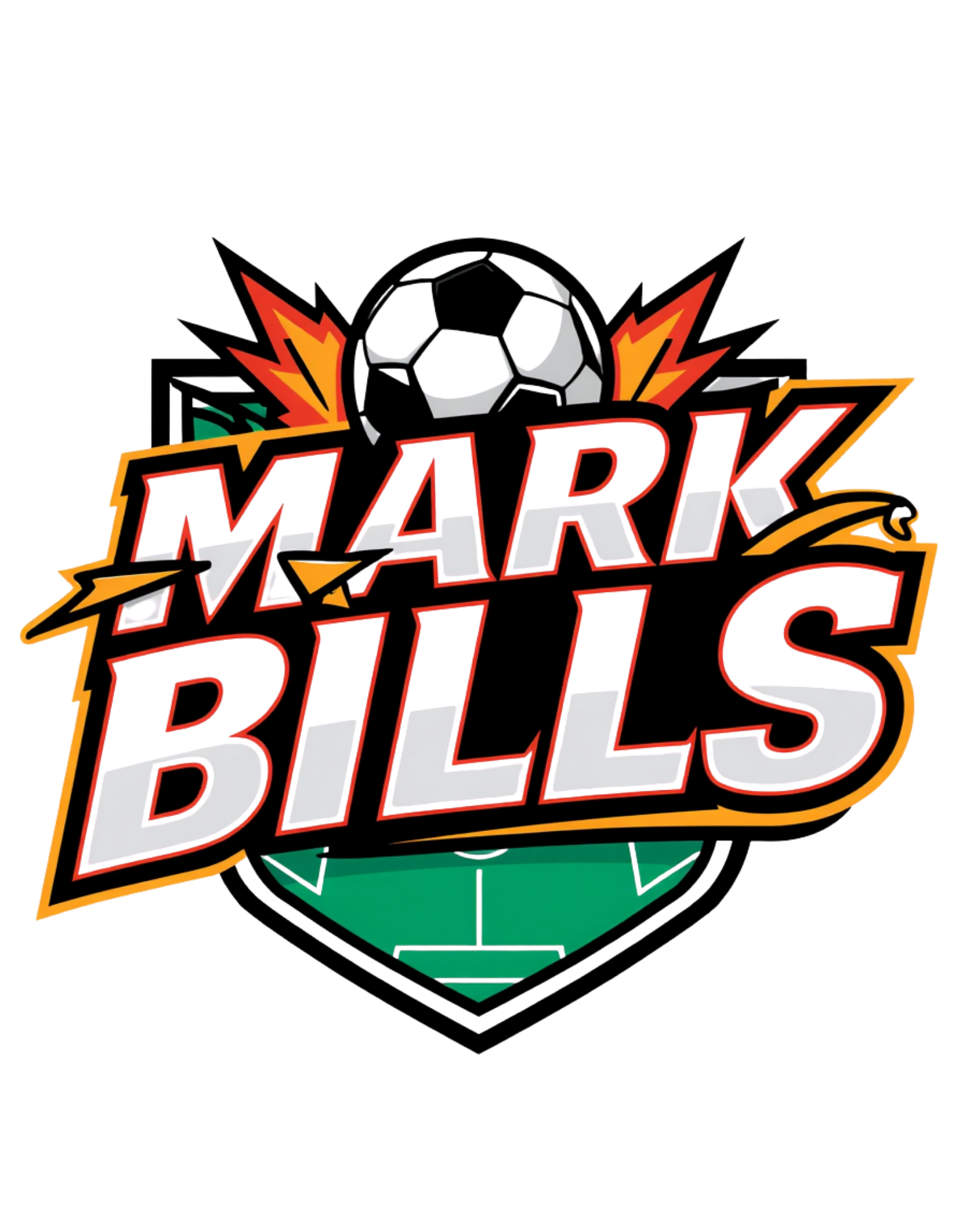 Mark Bills Soccer T-Shirt graphic