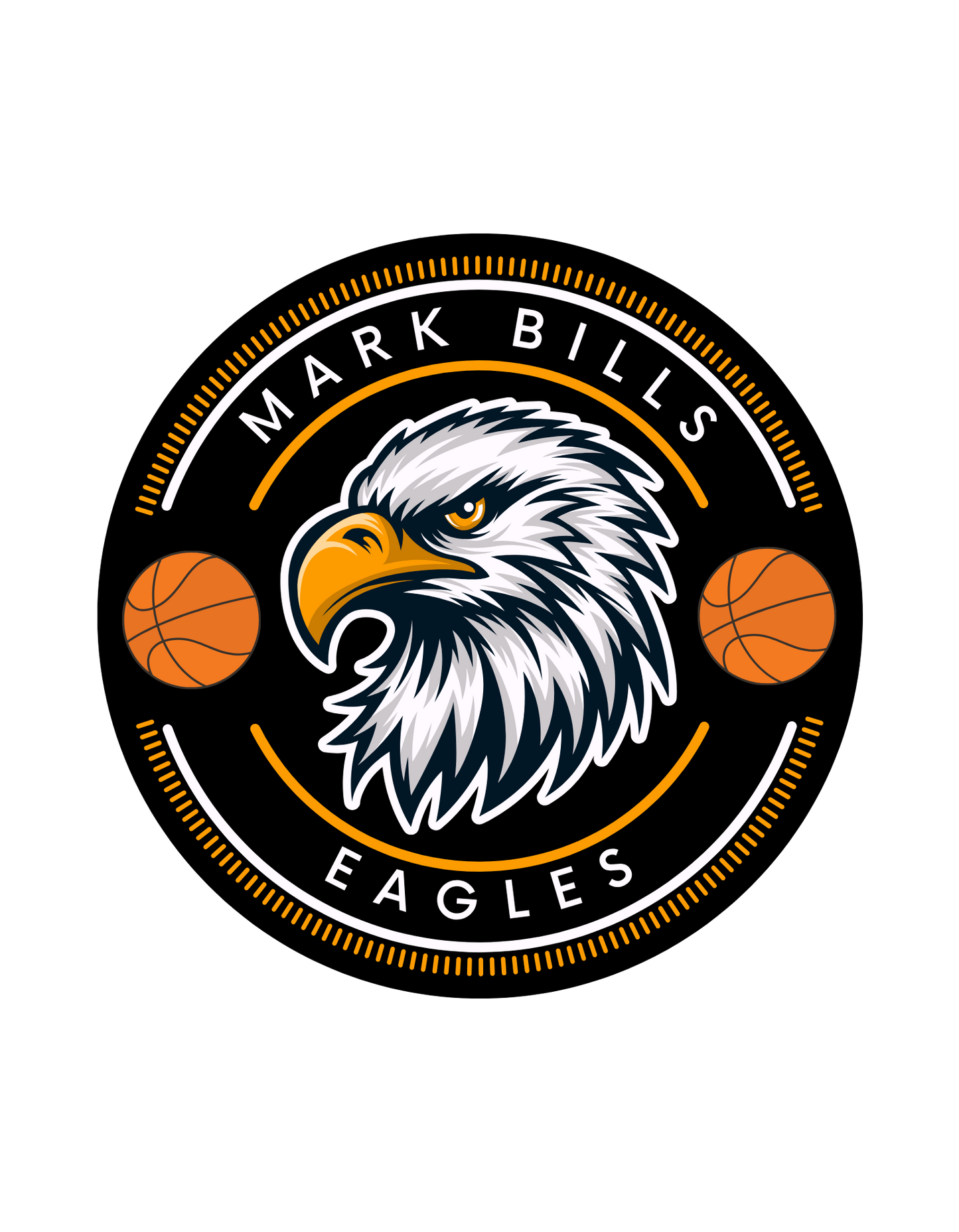 Mark Bills Eagles Basketball T-Shirt graphic