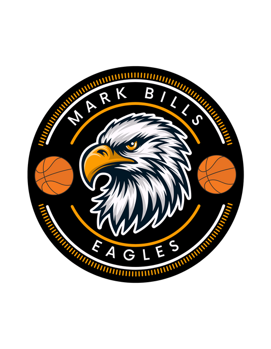 Mark Bills Eagles Basketball T-Shirt graphic