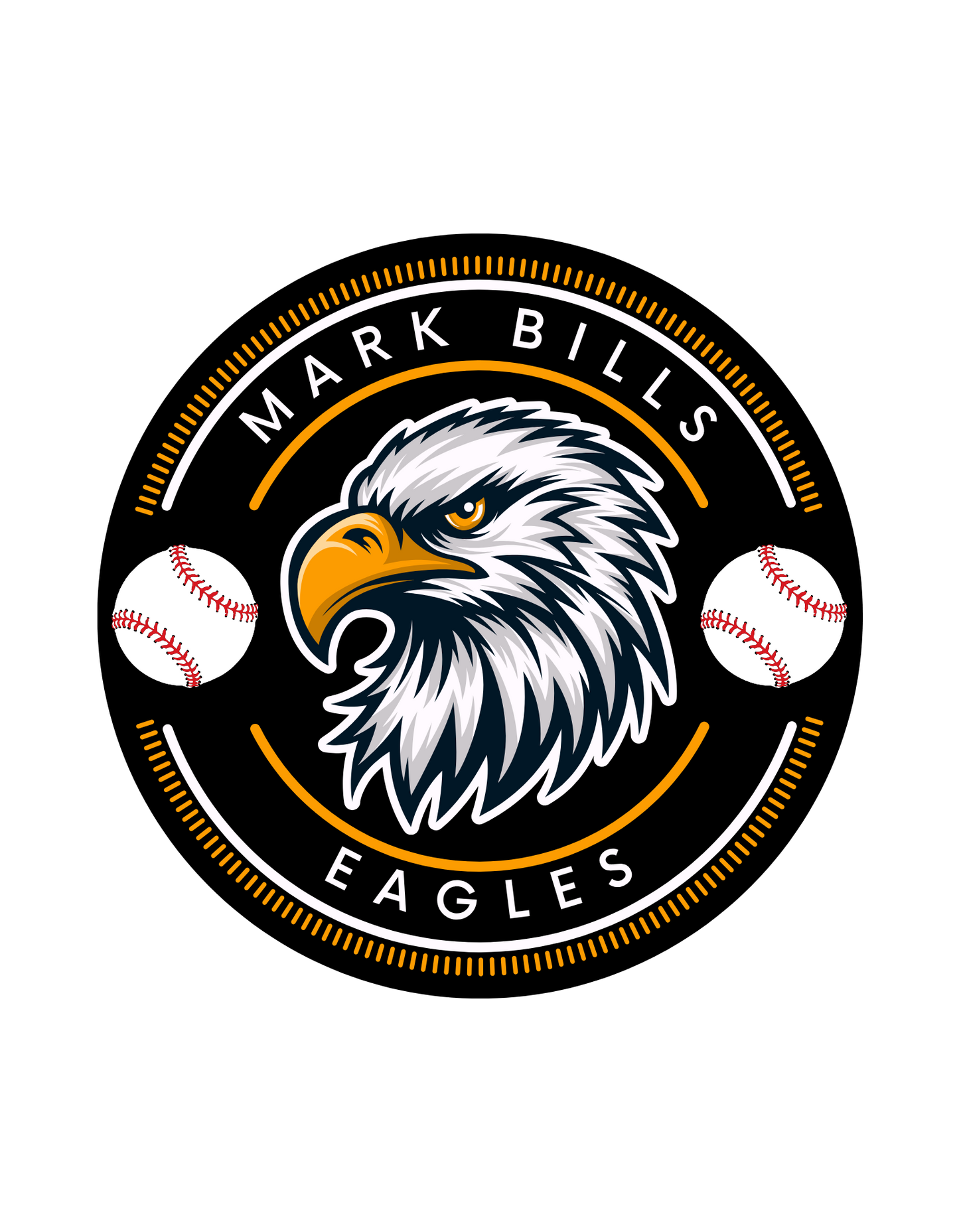 Mark Bills Eagles Baseball T-Shirt graphic