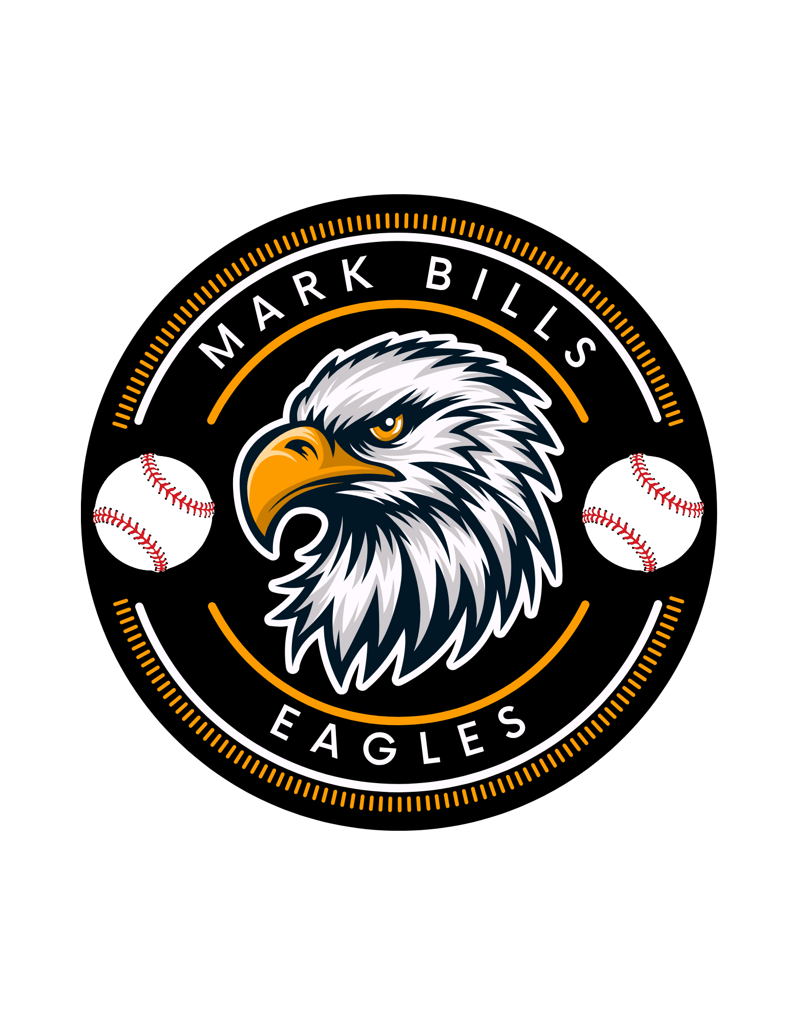Mark Bills Eagles Baseball T-Shirt graphic