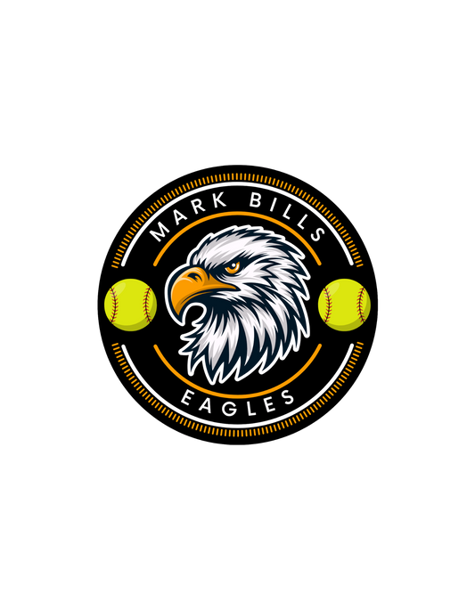 Mark Bills Eagles Softball T-Shirt graphic