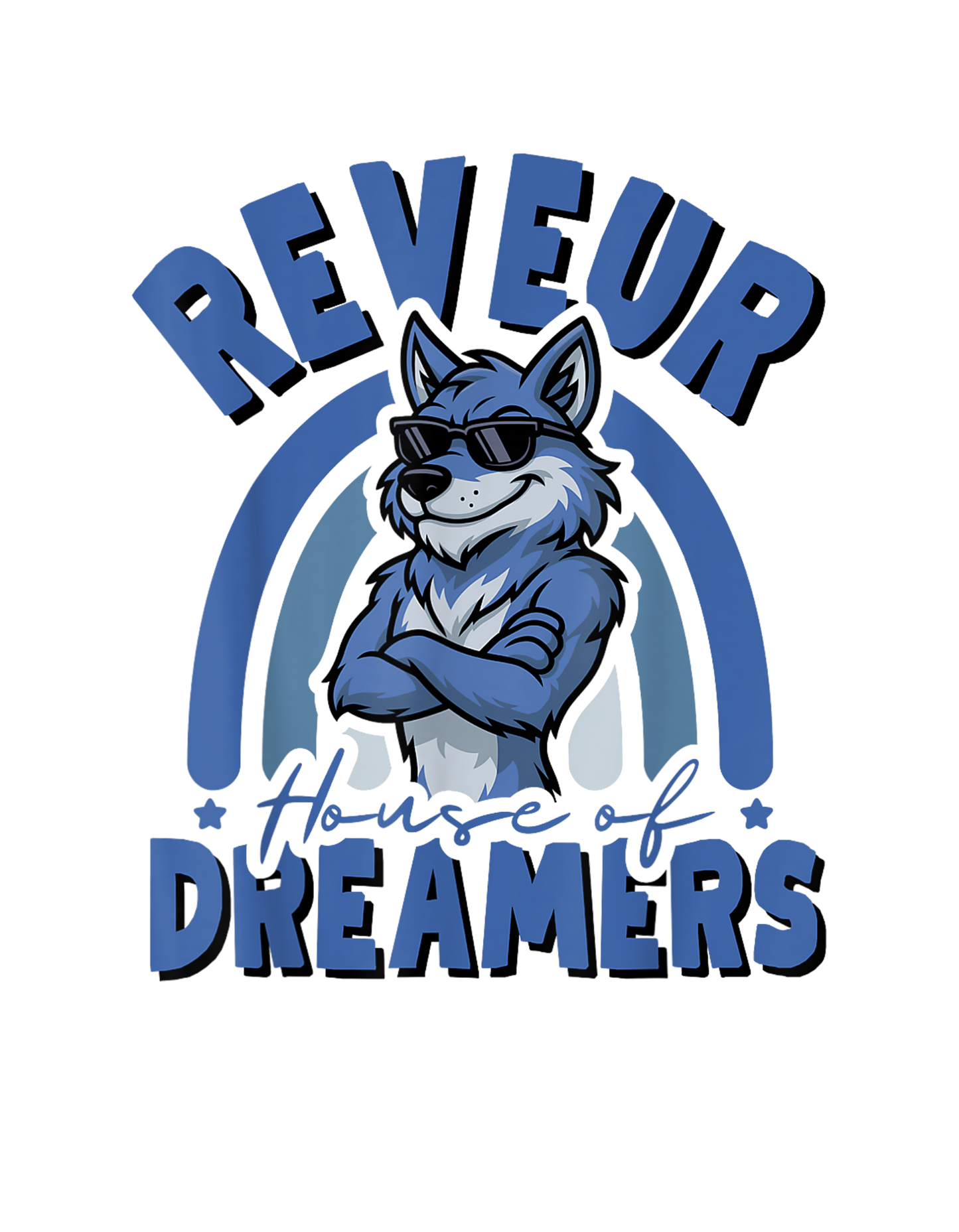 Reveur House of Dreamers cool wolf T-Shirt graphic